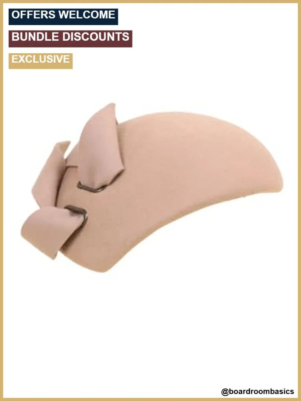 Wool Felt Fascinator Hat for Women with Hair Clip - Formal Occasion Pillbox Hat